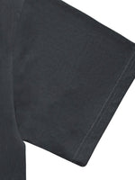 Ribbed Neck Tee [Black]