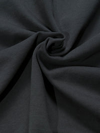 Ribbed Neck Tee [Black]